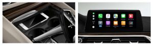 Telephony with wireless charging BMW 5 Series Sedan atas